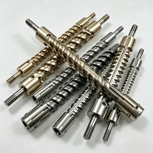 CNC Machined Stainless Steel Feeding Auger <b>Screw</b> Shaft Custom Variable Pitch Conveying <b>Screw</b> for Plastic Extruder Feeding - Product Image 3