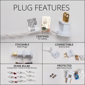 Guirlandes lumineuses en forme de glaçons transparentes UL CSA Miini, remplaçables, vente en gros directe d'usine, lumières de vacances d'extérieur, Luces <span class=keywords><strong>Navida</strong></span> - Product Image 6
