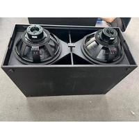 SUB 9006-AS Caisson de basses actif double 18 pouces haute puissance 1500W Néodyme 4 Ohms Panneau en fer Haut-parleurs de basses professionnels