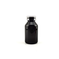 Bouteilles de capsules vides en plastique PET de 190 cc, contenants pour pilules de vitamines, emballages de bouteilles de capsules avec bouchon à vis
