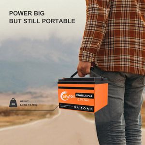 ชุดแบตเตอรี่เก็บพลังงาน12V 100Ahlifepo4 Cycle12.8V ลึกสำหรับคลังสินค้าในสหรัฐ5KW แบตเตอรี่ลิเธียมไอออน - Product Image 4