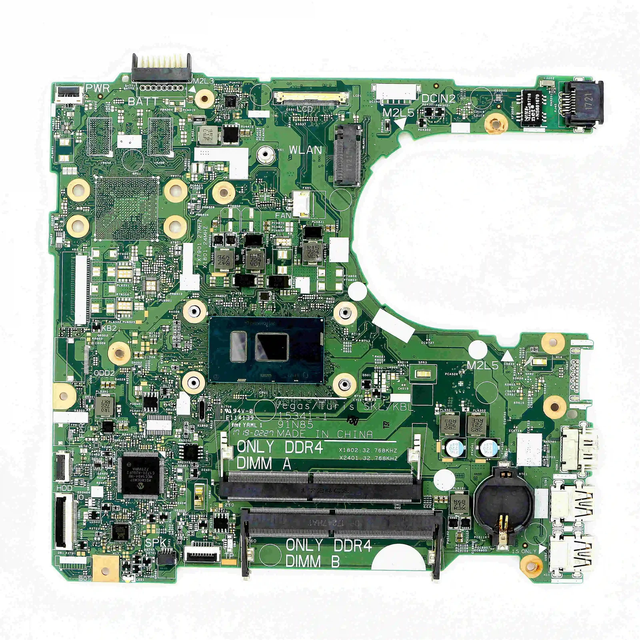 For Dell Inspiron 15 3567 CN-0RY2Y1 Laptop UMA Motherboard With I3-7100 CPU
