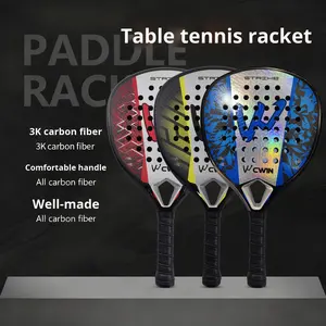 ไม้เทนนิส CWIN 4090 3K บอร์ดเน็ตแร็กเก็ต ไม้พาเดลเทนนิส พร้อมคาร์บอนไฟเบอร์ 3K ดีไซน์โปร่งใส น้ำหนักเบา - Product Image 3