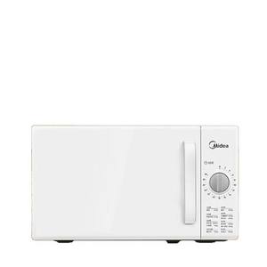 Horno Microondas Midea de 20L con Plato Giratorio, Control Mecánico, Color Blanco, Electrodoméstico de Cocina - Product Image 1