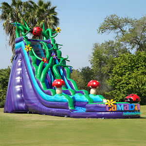 สไลเดอร์น้ำเป่าลม PVC สำหรับใช้งานเชิงพาณิชย์ สไลเดอร์สระน้ำ สไลเดอร์หลังบ้าน สำหรับงานปาร์ตี้ ธุรกิจ ป้องกันรังสียูวี ทนไฟ ได้มาตรฐาน CE - Product Image 3