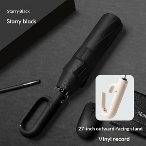 Ensemble <span class=keywords><strong>de</strong></span> parapluies pare-soleil double pour voiture, grand, coupe-vent, avec poignée en plastique, pliable automatiquement à 10 baleines, avec anneau <span class=keywords><strong>de</strong></span> fixation <span class=keywords><strong>de</strong></span> 27 pouces, pour soleil et pluie - Product Image 6