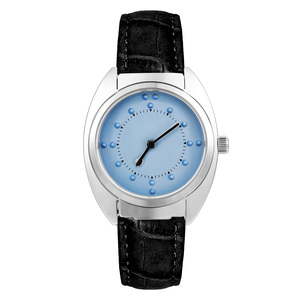 Reloj Braille táctil de gran venta 2024 para personas ciegas o ancianos, esfera azul de baja visión (para hombre) - Product Image 1