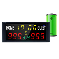 Tableau d'affichage numérique LED rechargeable YIZHI avec télécommande, tableau de score électronique portable pour plusieurs sports