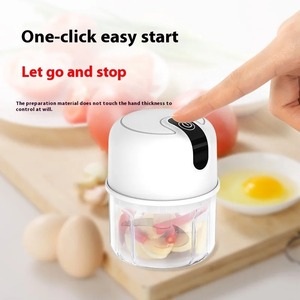 New Electric Garlic Chopper USB <b>Mini</b> Portable Veggie Chopper Garlic <b>Grinder</b> Masher Onion Wireless Household Food Processor Tool - Product Image 2
