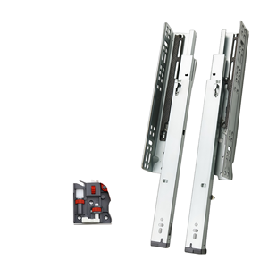 Classic Telescopic <strong>Slide</strong> <strong>Drawer</strong> <strong>Rail</strong> with <strong>Soft</strong> <strong>Closing</strong> Bottom Mount Iron Sales Undermount for Kitchen Bedroom-China Factory Clip - Product Image 1