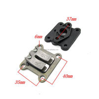 M47cc 49cc carburateur roseau Valve pour 2 temps 47cc 49cc Minimoto Pocket Bike Kit 4 roues ATV Quad Go Kart