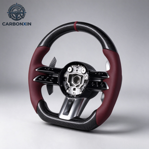 Volante de Cuero Clásico de Lujo para Mercedes-Benz, Calidad OEM, 40MM, 3/4 Radios, para CLS W218/W219 Clase C W205, Sin Airbag - Product Image 2