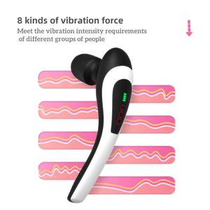 Massage-Hammer-Gerät mit Leistungsanzeige, Vibrationsstab zur Muskelentspannung (Rücken/Nacken/Schultern), 20 Frequenzen, USB - Product Image 4