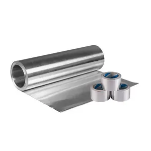 Gran oferta, papel de aluminio conductor resistente al calor, sellador impermeable, cinta laminada de fibra de vidrio, Rollo Jumbo