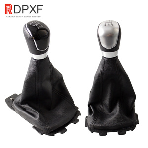 Para <span class=keywords><strong>Ford</strong></span> <span class=keywords><strong>Ecosport</strong></span> 2013-2018: Funda de palanca de cambios de cuero PU negro, estilo automotriz, superventas del fabricante - Product Image 1