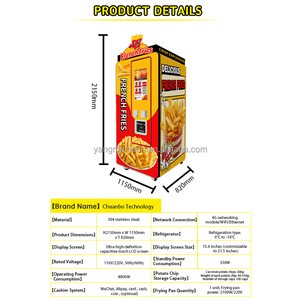 全自動フレンチフライ自動自動自動自動式タッチスクリーンタッチスクリーンカスタマイズされたスマートマシン - Product Image 6