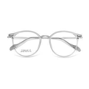 Gafas de Vista Ovaladas Transparentes con Marco Completo Danyang M8140, Monturas de Titanio-IP Unisex para Adultos - Product Image 1