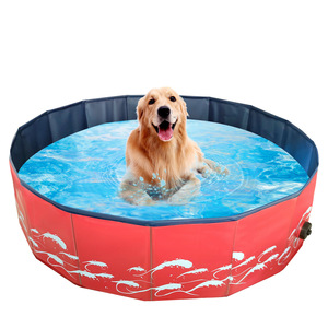 Pet Swimming Pool Foldable 80x20cm 120x30cm 160x30cm PVC Dog Bathing Pool Outdoor Water Play For Dogs - Product Image 3