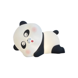 LED Cute Panda Nursery Night Light 3 Gear Regulable Squishy Silicone Night Light Recargable Mesita de noche Lámpara táctil para decoración de habitación - Product Image 2