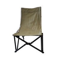 Chaise longue pliable en acier inoxydable de haute qualité, robuste, pour le camping en plein air, la plage