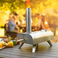 Nouveau style four à Pizza en bois gril Barbecue Machine Camping en plein air Portable four à Pizza feu de bois extérieur horno para pizza