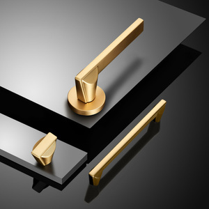 Professional Manufacture High Quality Zinc Alloy Design Pull Gold Color Luxury <strong>Door</strong> Handle - Product Image 5