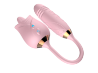 Rose Tongue Vibrator für Frauen Extension Vagina Nippel Massage gerät mit Klitoris Stimulator Sexspielzeug