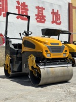 Rouleau vibratoire de 6 tonnes, puissance de 26 kW, machine de compactage routier robuste pour autoroute, municipalité et chantier industriel