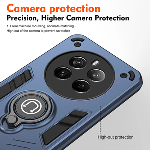Camshied para OPPO Realme 12 Pro <span class=keywords><strong>Plus</strong></span> 5G 12X 11 5G para <span class=keywords><strong>HONOR</strong></span> X9B funda de lujo armadura a prueba de golpes funda de soporte de anillo magnético para coche - Product Image 3