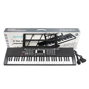 BD musica portatile 61 tasti educazione precoce tastiera elettronica di alta qualità giocattolo musicale strumento per il commercio all'ingrosso