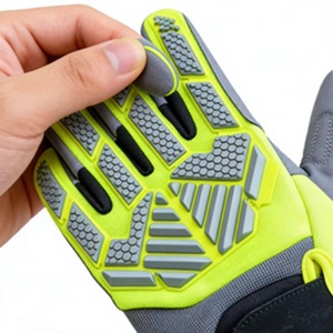 قفازات إصلاح السيارات الاحترافية، قفازات عمل رياضية عالية الوضوح مضادة للاهتزاز ومقاومة للماء ومتوافقة مع شاشات اللمس، مصنوعة من النايلون - Product Image 1