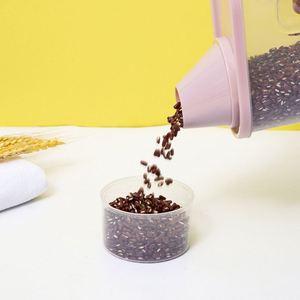 Clear Visible Plastic Food <b>Storage</b> Containers Dustproof Sealed <b>Jars</b> <b>for</b> Multigrain Nuts Snack Home <b>Kitchen</b> <b>Storage</b> - Product Image 5