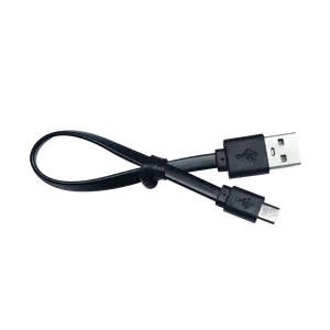 การปรับแต่งสาย USB เป็นไมโครอินเตอร์เฟซ10ซม. สายชาร์จข้อมูลแบบแบน1A