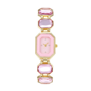 <span class=keywords><strong>Reloj</strong></span> de Cuarzo con Pedrería para Mujer, Esfera Rectangular, Correa de Aleación, <span class=keywords><strong>7</strong></span> Colores, Elegante <span class=keywords><strong>Reloj</strong></span> de Pulsera para Dama - Product Image 3
