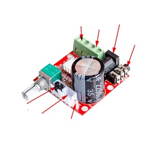 Bán Hàng Nóng Pam8610 <span class=keywords><strong>Mini</strong></span> Khuếch Đại Hội Đồng Quản Trị Tda2030 12V 10W Tinh Khiết Class D Stereo Khuếch Đại - Product Image 2