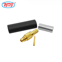 Usine MMCX prise mâle prise femelle 90 degrés pour RG174 RG316 RG179 LMR100 RG405 SS405 câble RF Coax connecteur Coaxial adaptateur