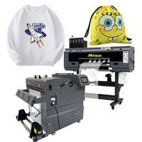 Imprimante numérique DTF sans bordure Locor A1 XP600 I1600 I3200 60cm 2/4 têtes pour t-shirts, nouvelle conception, encre pigmentée, sécheuse à four, impression 600mm