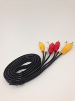 Câble de haute qualité 1,5 m 3 RCA vers 3 RCA, connecteur mâle vers mâle pour la Slovaquie et la Pologne