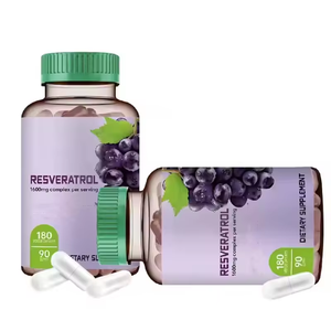 Kapsul Resveratrol OEM 1600mg, Trans-Resveratrol, Mengandung Ekstrak Teh Hijau dan Biji Anggur Serta <span class=keywords><strong>Quercetin</strong></span> - Product Image 1