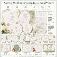 Tarjetas de Invitación de Boda con Cintas, Servicio de Personalización, Personalización Basada en Fotos