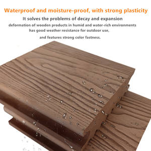 Planches de terrasse en composite bois-plastique KSL, design traditionnel, imperméables, panneaux de terrasse extérieurs WPC, garantie 5 ans et plus, gaufrage 3D - Product Image 2