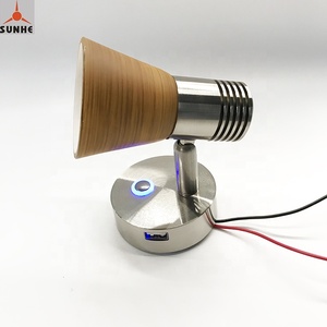 Lampe de lecture intérieure <span class=keywords><strong>12V</strong></span> LED RV <span class=keywords><strong>avec</strong></span> <span class=keywords><strong>port</strong></span> <span class=keywords><strong>USB</strong></span> (5V/2A) chevet - Product Image 5