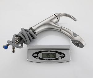 Nouveau bec d'extension de dessin en acier inoxydable brossé <span class=keywords><strong>lavabo</strong></span> de comptoir rétractable <span class=keywords><strong>robinet</strong></span> de salle de bain chaud et froid - Product Image 6