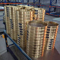Tamis en acier inoxydable à mailles de 600, 500, 400, 300, 200, 100, 63, 25, 90, 75, 50, 45, 10 microns, tamis de laboratoire, tamis pour tests de sol