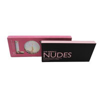 Boîte de Palette de Fards à Paupières Recyclée Personnalisée Boîte Rigide Emballage de Fards à Paupières Multicolores Utilisation Cosmétique Boîtes en Papier avec Miroir