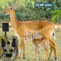 Cámara de Caza Celular 4G LTE de 48MP, Larga Duración de Batería, Cámara de Seguimiento de Animales, Cámara de Seguridad para Vida Silvestre