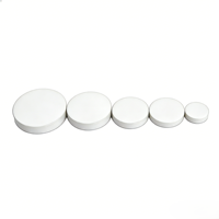 Bouchon à vis en plastique PP 24mm/20mm pour flacons de soin de la peau non rechargeables, luxe