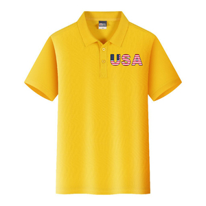 T-shirt personnalisé pour hommes en vente en gros T-shirt de sport en polyester 3d de haute qualité T-shirts polo surdimensionnés pour les hommes Élection du 4 juillet - Product Image 4