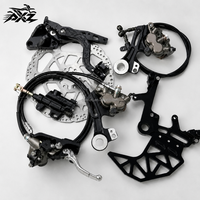 Kit de support de frein arrière double étrier Surron Ultra Bee LBX 240 mm en aluminium CNC pour la modification de la performance en course et les pièces de mise à niveau pour les cascades