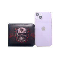 Dompet Kartu Pendek Berlapis Kanvas Desain Unik Unisex dengan Minimum Order yang Dapat Disesuaikan, Portabel dan Multifungsi untuk Penggunaan Sehari-hari